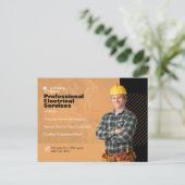 Professionele Elektricien Service Direct Mail Briefkaart (Staand voorkant)