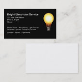 Professionele elektricien visitekaartje (Voorkant / Achterkant)