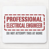 Professionele elektrische engineer muismat (Voorkant)
