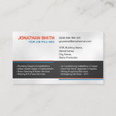 Professionele Elektro & Loodgieterscontractant Visitekaartje (Achterkant)