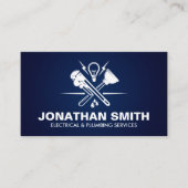 Professionele Elektro & Loodgieterscontractant Visitekaartje (Voorkant)