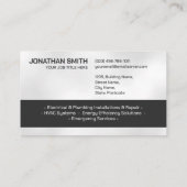 Professionele Elektro & Loodgieterscontractant Visitekaartje (Achterkant)