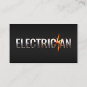 Professionele Elektroaannemer - Elektricien Visitekaartje (Voorkant)