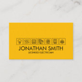 Professionele Elektroaannemer - Elektricien Visitekaartje (Voorkant)