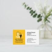 Professionele Elektroaannemer - Elektricien Visitekaartje (Staand voorkant)