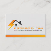 Professionele Elektroaannemer - Elektricien Visitekaartje (Voorkant)