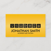 Professionele Elektroaannemer - Elektricien Visitekaartje (Voorkant)