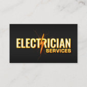 Professionele Elektroaannemer - Elektricien Visitekaartje (Voorkant)