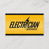 Professionele Elektroaannemer - Elektricien Visitekaartje (Voorkant)