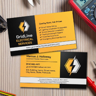 Professionele Elektrotechnische Aannemer - Elektro Visitekaartje