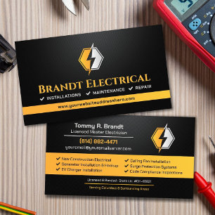 Professionele Elektrotechnische Aannemer - Elektro Visitekaartje