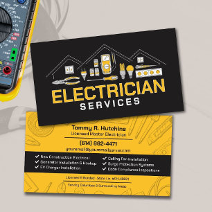 Professionele Elektrotechnische Aannemer - Elektro Visitekaartje