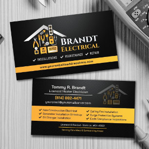 Professionele Elektrotechnische Aannemer - Elektro Visitekaartje