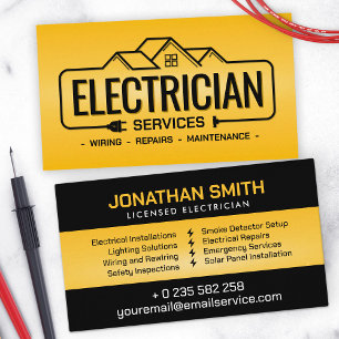 Professionele Elektrotechnische Aannemer - Elektro Visitekaartje