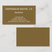 Professionele en basisadvocaten Visitekaartje (Voorkant / Achterkant)