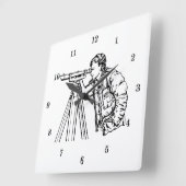 Professionele enquête vierkante klok (Hoek)