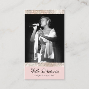 Professionele entertainer Performer-foto Visitekaartje