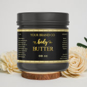 Professionele etiketten met gebluste zwarte gouden