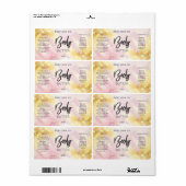 Professionele etiketten met slijmvliesknoppen (Full Sheet)