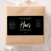 Professionele etiketten met zwarte en Pearl Hair S (Insitu)