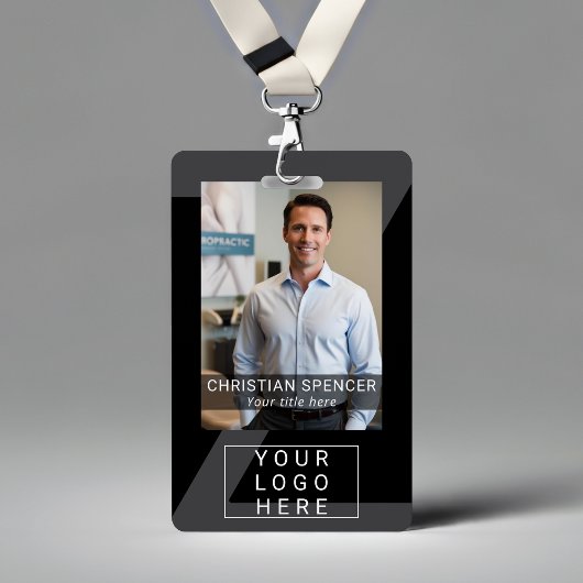 Professionele Event ID Lanyard naam QR code foto Badge