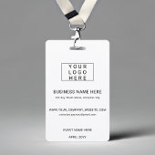Professionele Event ID Lanyard naam tag foto Badge