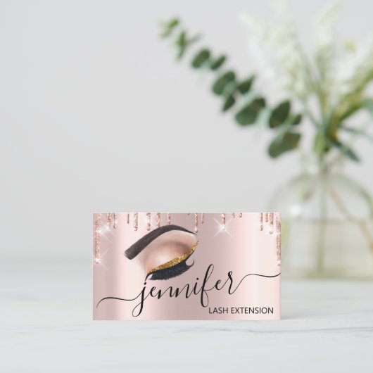 Professionele Eyelash-schijven voor artistieke sch Visitekaartje (Staand voorkant)