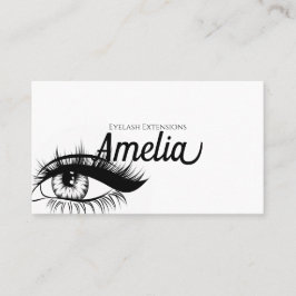 Professionele Eyelash-uitbreidingen en microbladin Visitekaartje