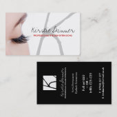 Professionele Eyelash-uitbreidingen / Visitekaartj Visitekaartje (Voorkant / Achterkant)