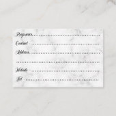 Professionele Eyelash-visitekaartjes Visitekaartje (Achterkant)