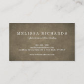 Professionele Eyelashes Makeup Artist Visitekaartje (Achterkant)