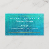 Professionele Eyelashes Makeup Artist Visitekaartje (Achterkant)