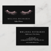 Professionele Eyelashes Makeup Artist Visitekaartje (Voorkant / Achterkant)