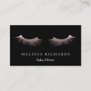 Professionele Eyelashes Makeup Artist Visitekaartje