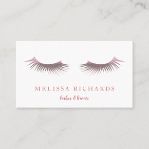 Professionele Eyelashes Makeup Artist Visitekaartje