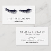Professionele Eyelashes Makeup Artist Visitekaartje (Voorkant / Achterkant)