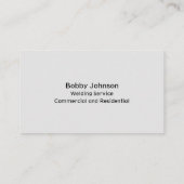 Professionele Fabricator Lassen Service Visitekaartje (Achterkant)