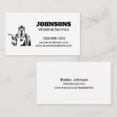 Professionele Fabricator Lassen Service Visitekaartje (Voorkant / Achterkant)