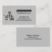 Professionele Fabricator Lassen Service Visitekaartje (Voorkant / Achterkant)