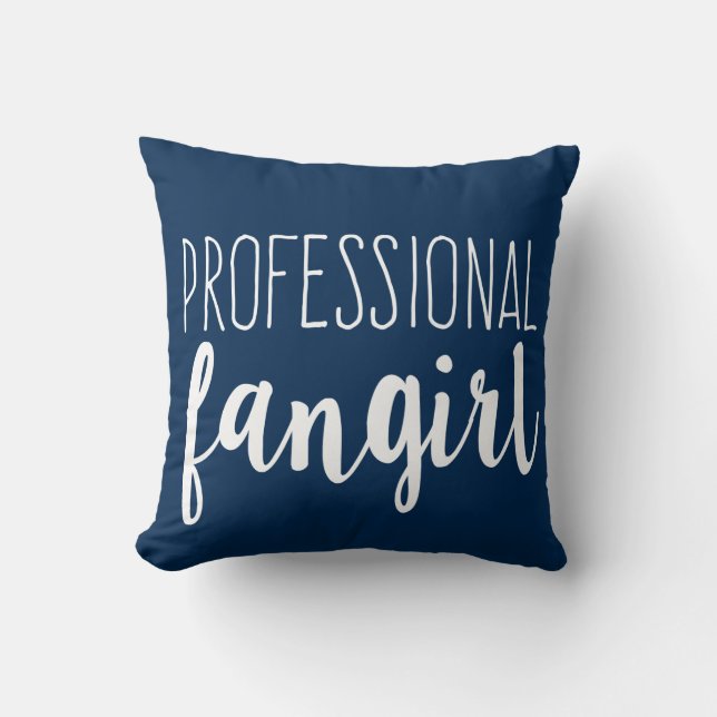 Professionele fangirl Omkeerbare Pillow Kussen (Voorkant)