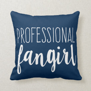 Professionele fangirl Omkeerbare Pillow Kussen