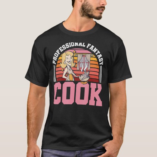 Professionele Fantasy Cook Master Chef Food Kitch T-shirt (Voorkant)