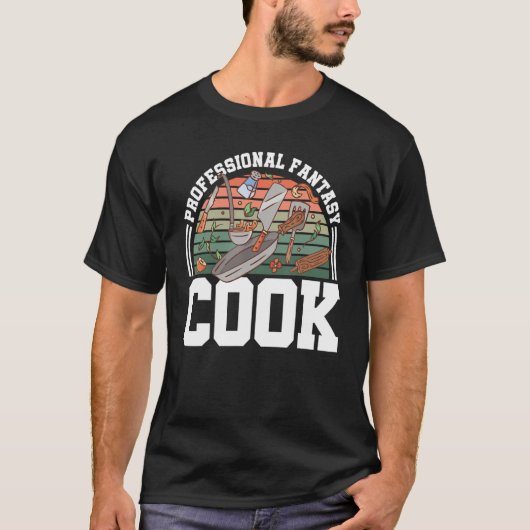 Professionele Fantasy Cook Master Chef Food Kitche T-shirt (Voorkant)