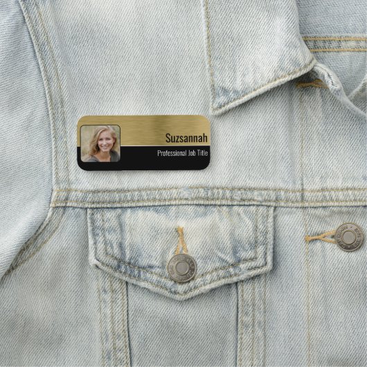 Professionele faux geborsteld messing aangepaste f naamplaatje (In situ)