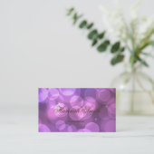 Professionele faux glamoureus moderne elegant visitekaartje (Staand voorkant)