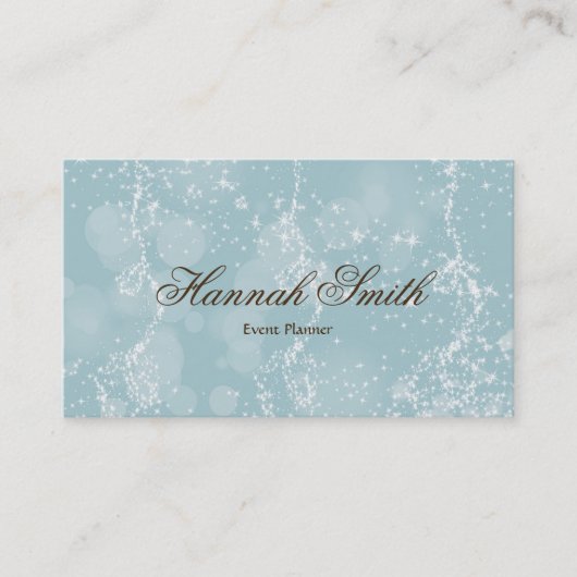 Professionele faux glamoureus moderne elegant vlak visitekaartje (Voorkant)