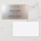 Professionele, feilbare, moderne design glamour visitekaartje (Voorkant / Achterkant)