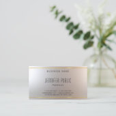 Professionele, feilbare, moderne design glamour visitekaartje (Staand voorkant)