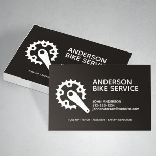 Professionele fiets reparatie onderhoud coaching visitekaartje