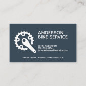 Professionele fiets reparatie onderhoud coaching visitekaartje (Voorkant)
